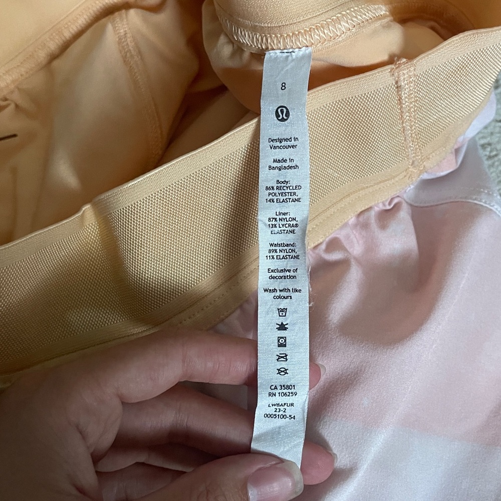 Lululemon Court Rival High-Rise Skirt *Long Garrogeo Multi - Picture 5 of 6
